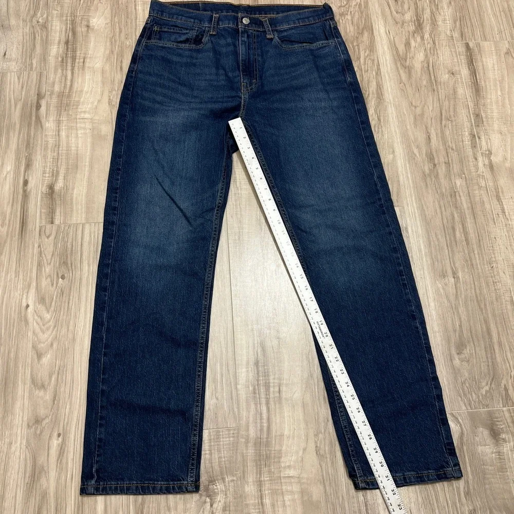 Levi's Men's Blue Straight Leg Denim Jeans Size 34x32